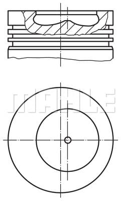 Piston moteur