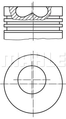 Piston moteur