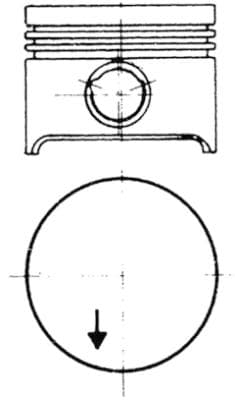Piston moteur