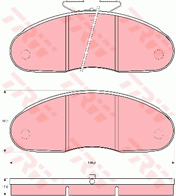 Plaquettes de frein avant (Jeu de 4)