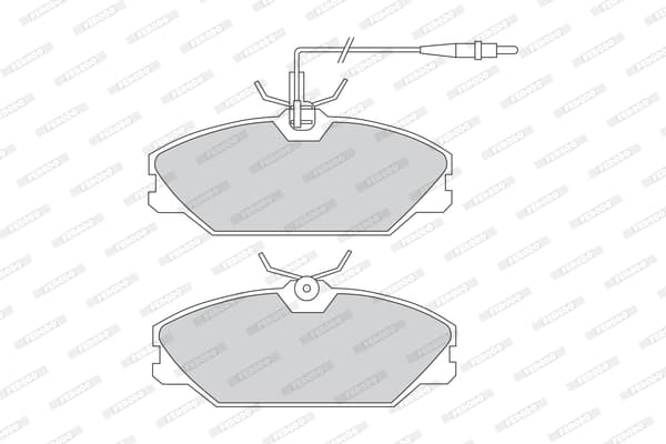 Plaquettes de frein avant (Jeu de 4)
