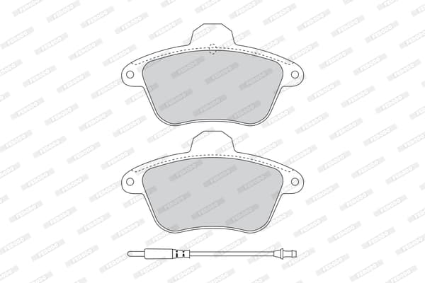 Plaquettes de frein arriere (Jeu de 4)