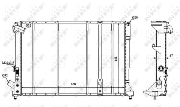 Radiateur de refroidissement