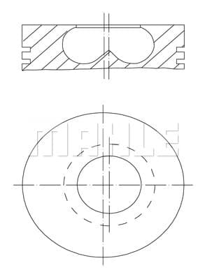 Piston moteur