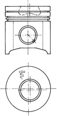 Piston moteur