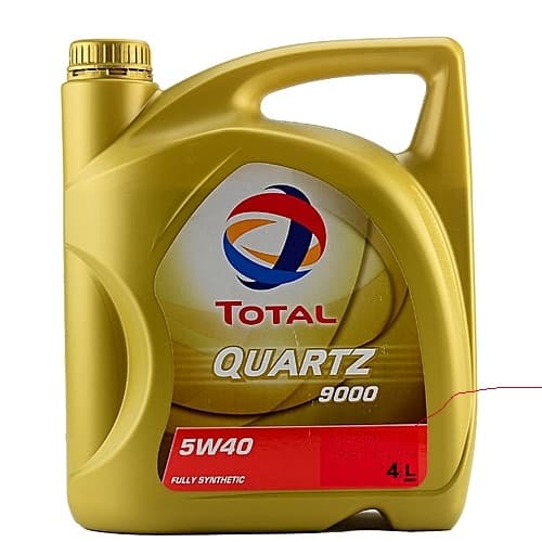 TOTAL Quartz, 9000 Huile moteur  5W-40 4L
