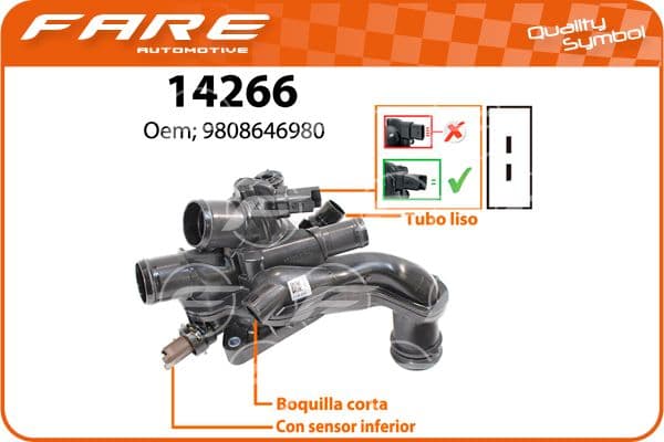 Thermostat, liqiuide de refroidissement