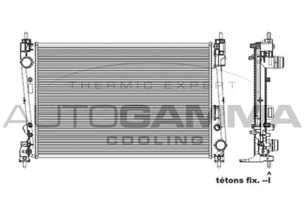 Radiateur, refroidissement du moteur