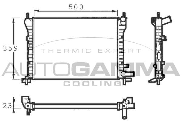 Radiateur, refroidissement du moteur