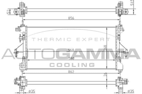Radiateur, refroidissement du moteur