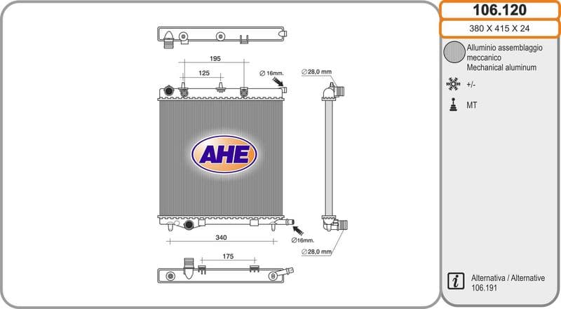Radiateur, refroidissement du moteur