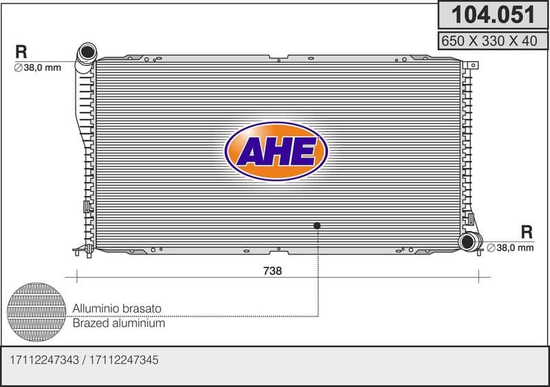 Radiateur, refroidissement du moteur