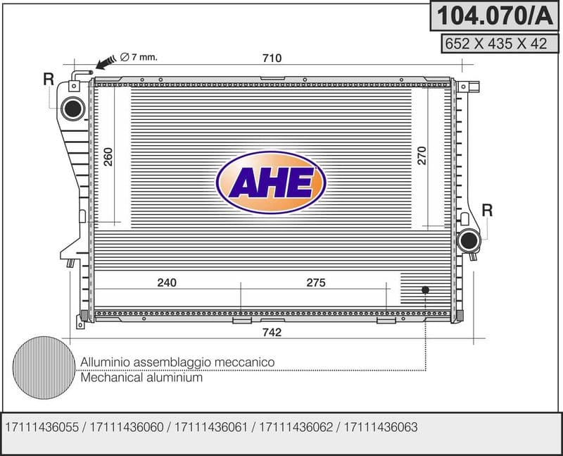 Radiateur, refroidissement du moteur