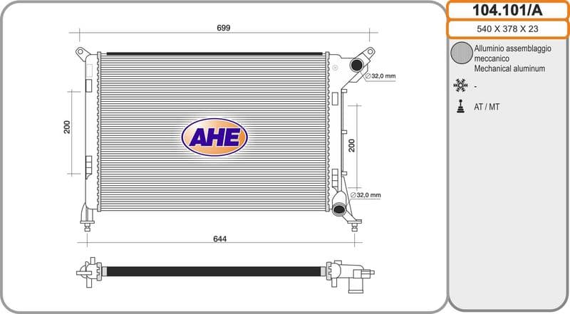 Radiateur, refroidissement du moteur
