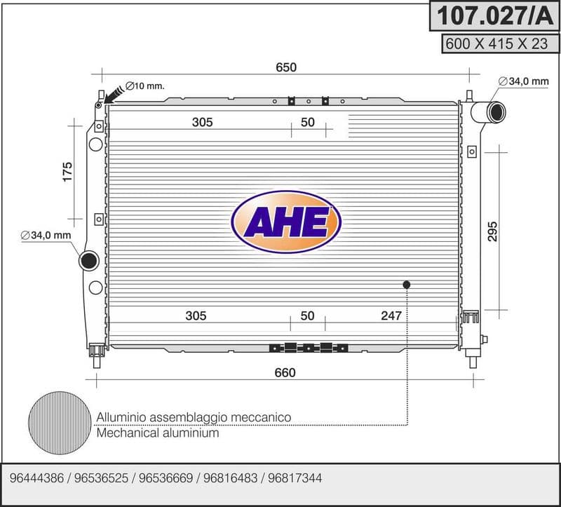 Radiateur, refroidissement du moteur