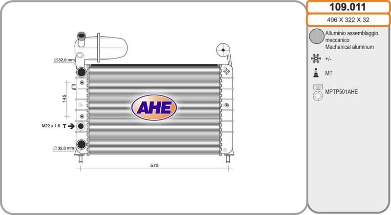 Radiateur, refroidissement du moteur