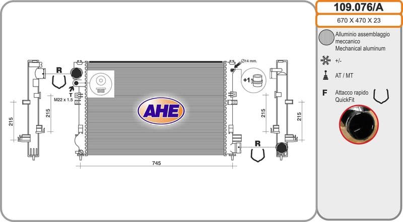 Radiateur, refroidissement du moteur
