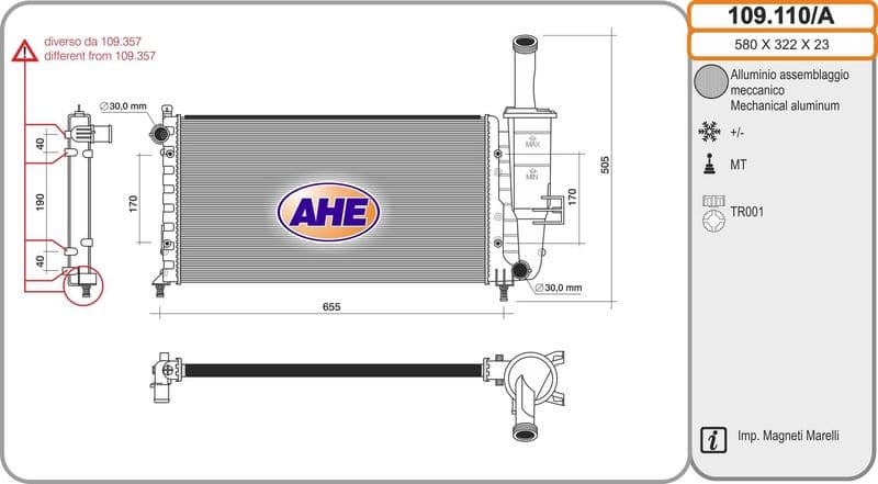Radiateur, refroidissement du moteur