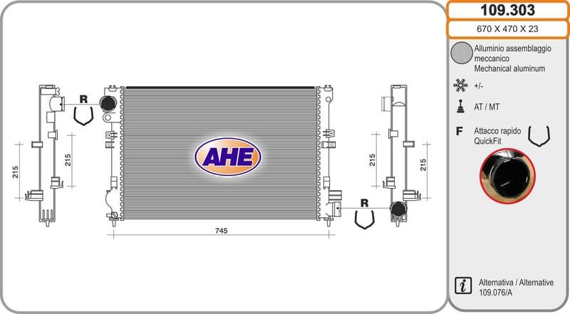 Radiateur, refroidissement du moteur