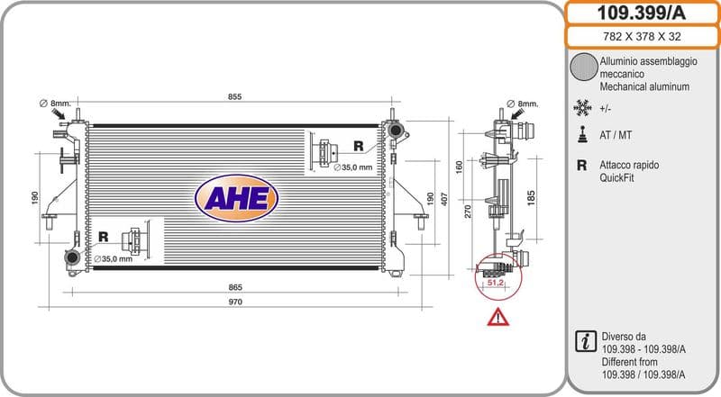 Radiateur, refroidissement du moteur