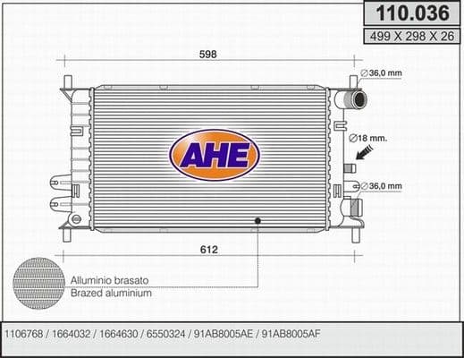 Radiateur, refroidissement du moteur