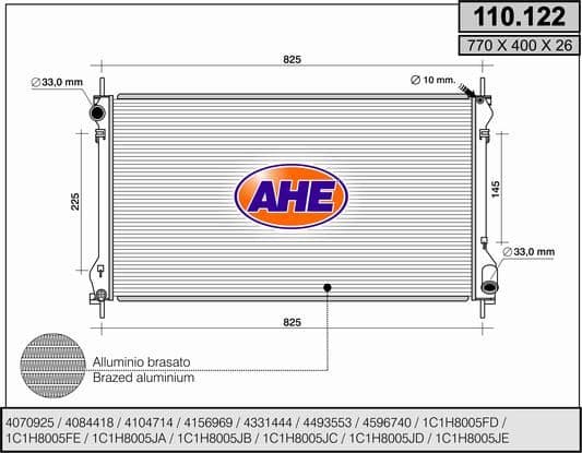 Radiateur, refroidissement du moteur