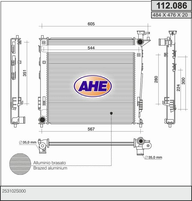 Radiateur, refroidissement du moteur