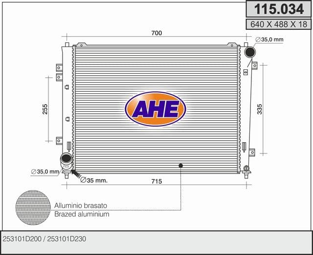 Radiateur, refroidissement du moteur