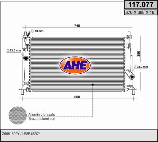Radiateur, refroidissement du moteur