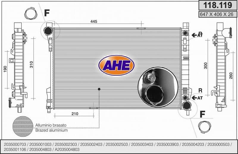 Radiateur, refroidissement du moteur