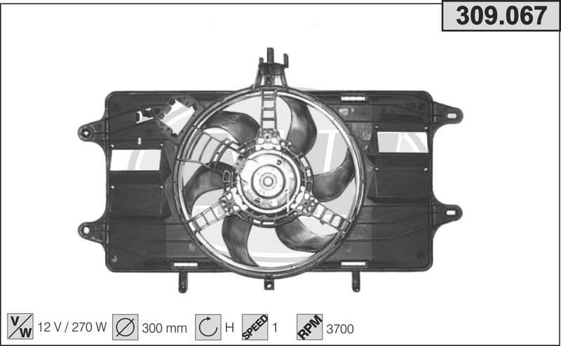 Ventilateur, refroidissement du moteur