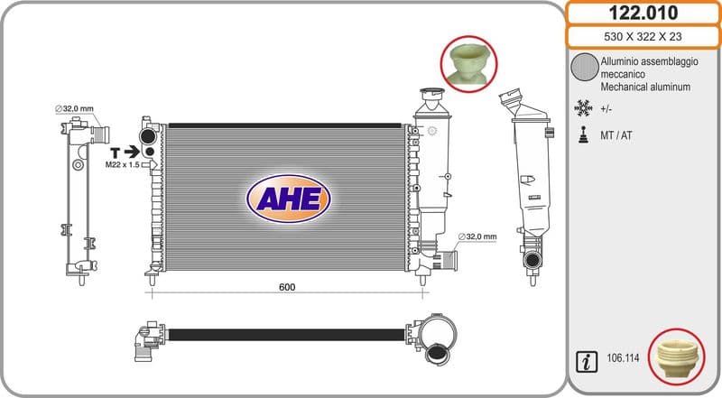Radiateur, refroidissement du moteur