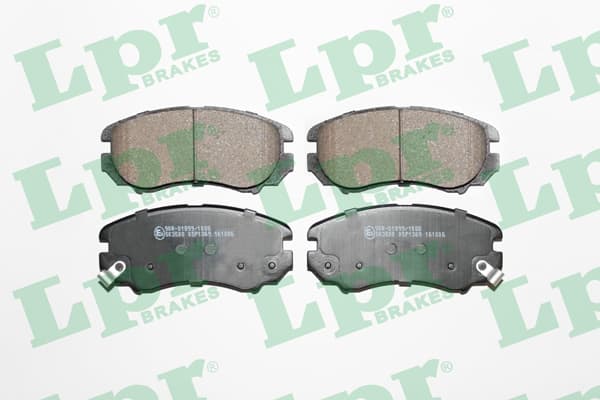 Plaquettes de frein avant (Jeu de 4)
