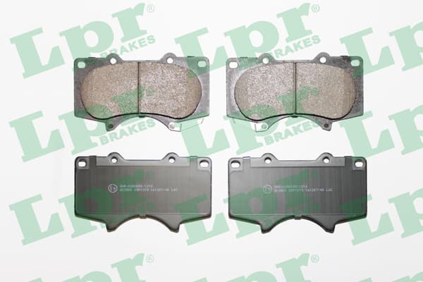Plaquettes de frein avant (Jeu de 4)