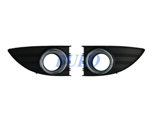 Couvercle antibrouillard avec trou (chrome), gauche