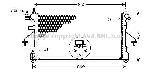 Radiateur de refroidissement