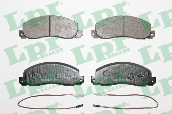 Plaquettes de frein avant (Jeu de 4)