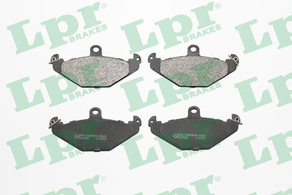 Plaquettes de frein arrière (Jeu de 4)