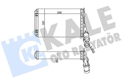 Radiateur de chauffage KALE 2081832AL