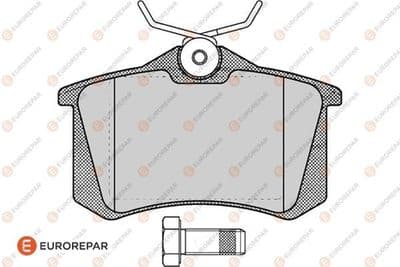 Kit de plaquettes de frein, frein à disque