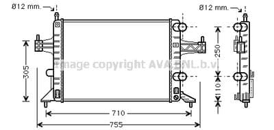 Radiateur, refroidissement du moteur