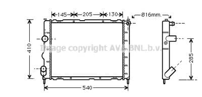 Radiateur, refroidissement du moteur