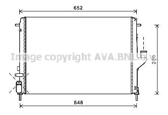 Radiateur, refroidissement du moteur