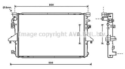 Radiateur, refroidissement du moteur