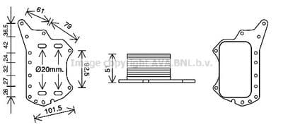 Radiateur d'huile