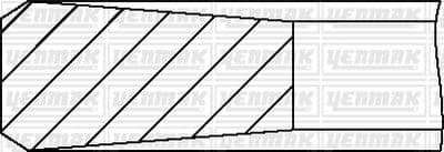 Jeu de segments de pistons