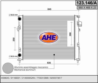 Radiateur, refroidissement du moteur