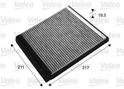 Filtre, air de l'habitacle VALEO PROTECT