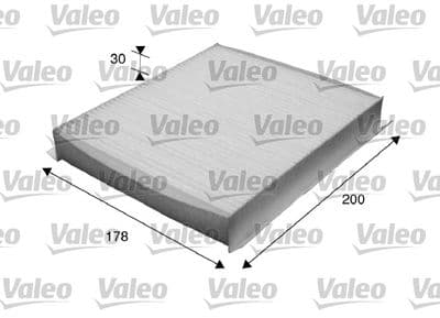 Filtre, air de l'habitacle VALEO ESSENTIAL
