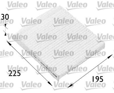 Filtre, air de l'habitacle VALEO ESSENTIAL